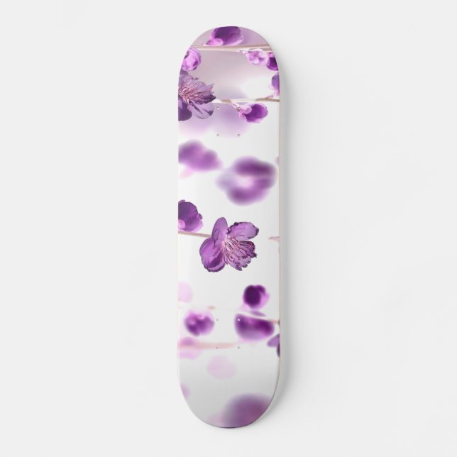 Körsbärs-blommar Mini Skateboard Bräda 18,5 Cm (Framsida)