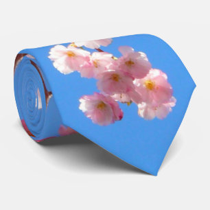 Körsbärs Blommar Neck Tie Slips