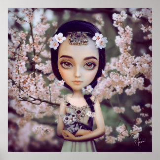 Körsbärs Blommar Poster