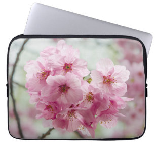 Körsbärs Blommar, Rosa Blomsterfotografi Laptop Fodral