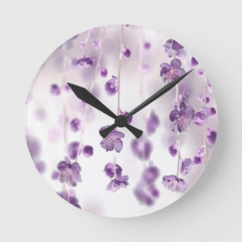 Körsbärs-blommar Rund Klocka