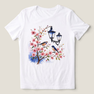 Körsbärs-Blommar T Shirt