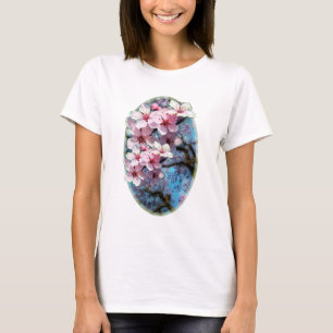 Körsbärs-blommar T-shirt