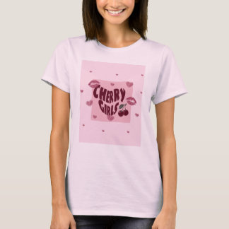 Körsbärs Flickor T Shirt