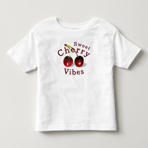 Körsbärs överdel för småbarn t shirt