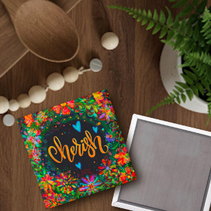 Körsbärs Söt Blommigt Trendig inspirationell Rolig Magnet