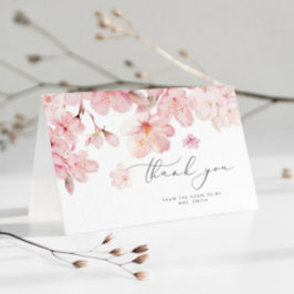 Körsbärsblom bröllopsfest tackkort