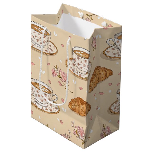 Körsbärsblom Coffee Cozy Mönster (2) (Framsidan Vinklad)
