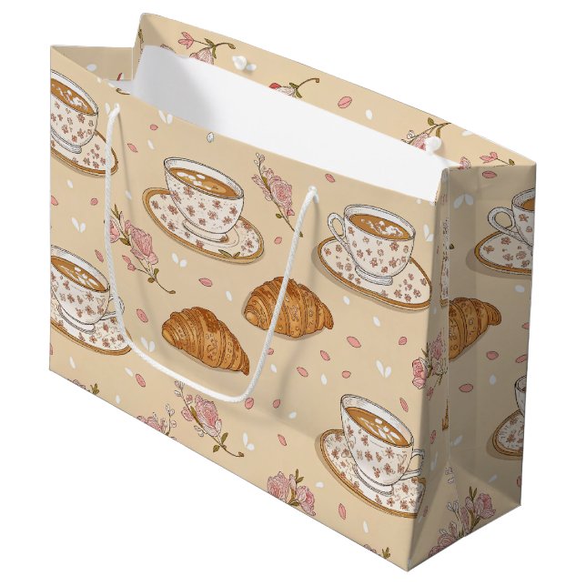 Körsbärsblom Coffee Cozy Mönster (2) (Framsidan Vinklad)