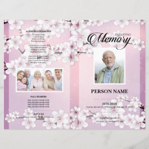 Körsbärsblom Funeral Template