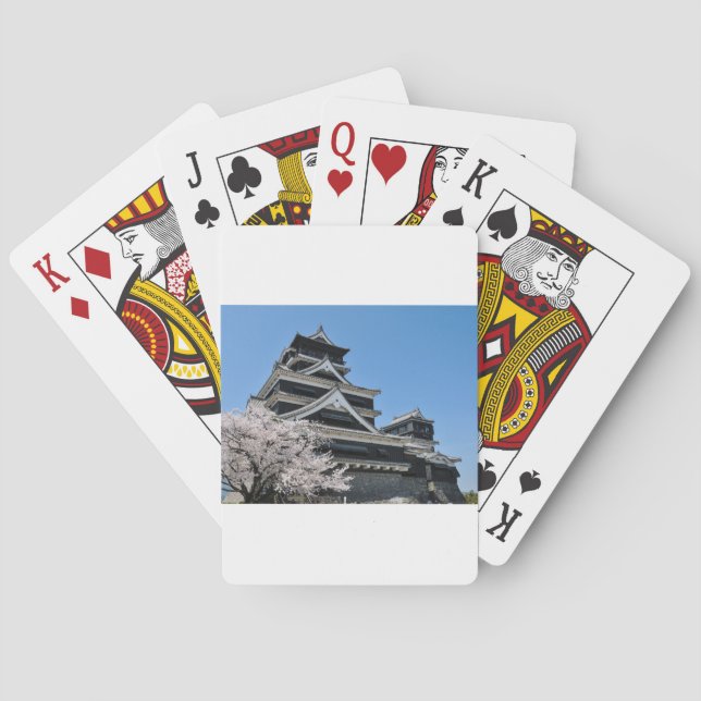 Körsbärsblom i Japan Spel Kort (Baksidan)