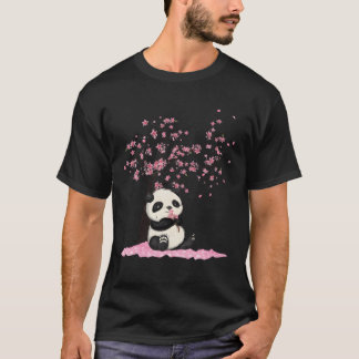 Körsbärsblom Japansk Panda T Shirt