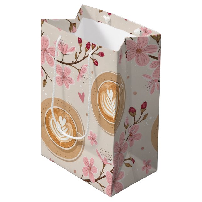 Körsbärsblom-Kaffemuff-mönster (7) (Framsidan Vinklad)