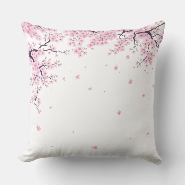 Körsbärsblom Sakura Japansk Konst Tote  Kudde (Framsida)