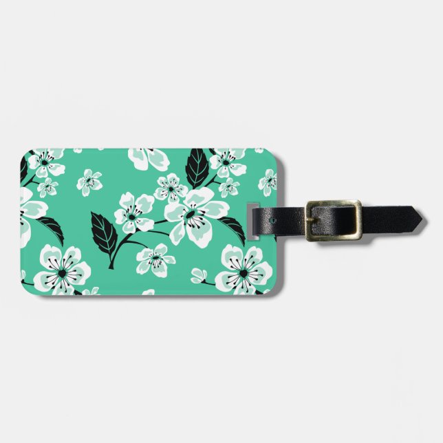 KÖRsbärsblom - SAKURA (MINT) Bagagebricka (Horisontell Framsida)