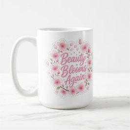 Körsbärsblom : Skönhet blommar igen Kaffemugg