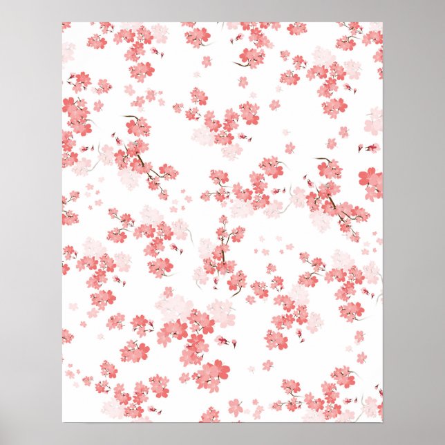 Körsbärsblomma 2 poster (Framsidan)