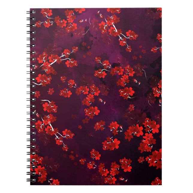 Körsbärsblomma 3 anteckningsbok (Framsidan)