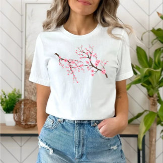 körsbärsblomma, blommar t shirt