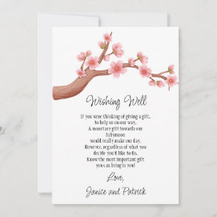 Körsbärsblommor Förgrenar sig Babymoon Önskebrunn Inbjudningar