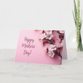 Körsbärsblommor Mors dag Helgkort