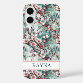 Körsbärsblommor Sakura Tryck Monogram