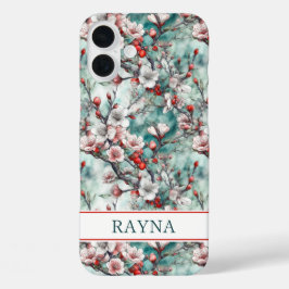 Körsbärsblommor Sakura Tryck Monogram