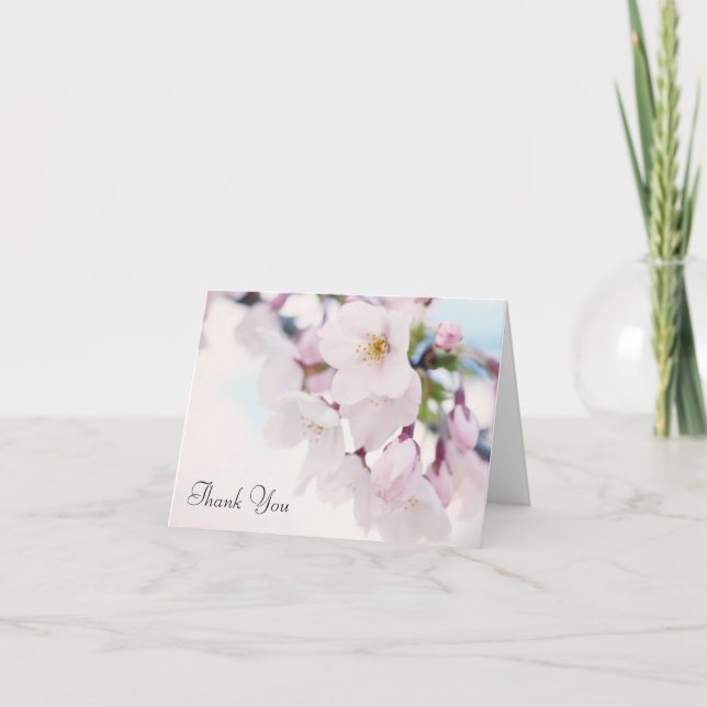 Körsbärsblommor Tack (Framsida)