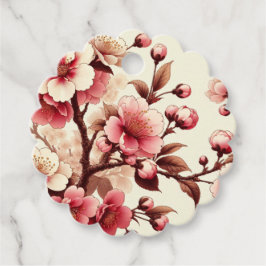 Körsbärsblomning Gåvor Etiketter