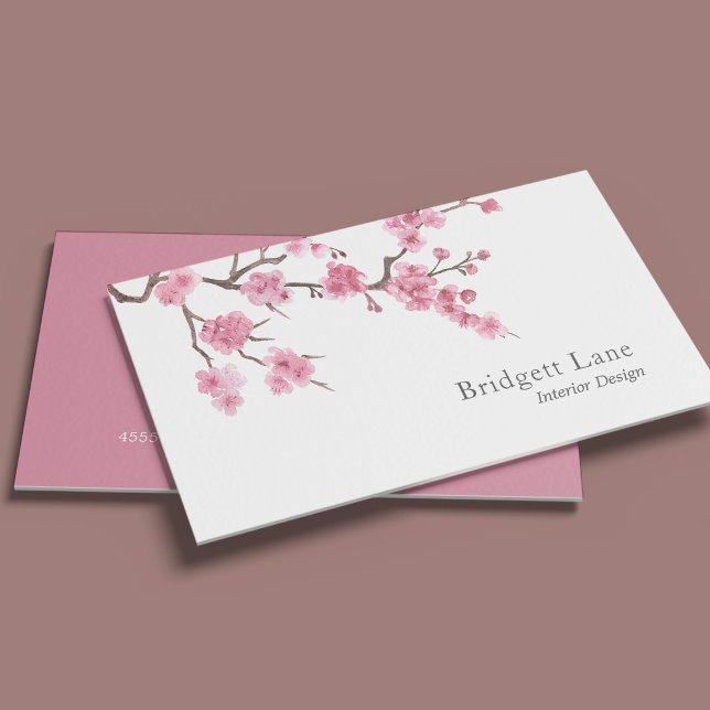 Körsbärsblomning | Inredningsdesigner Visitkort (Skapare uppladdad)
