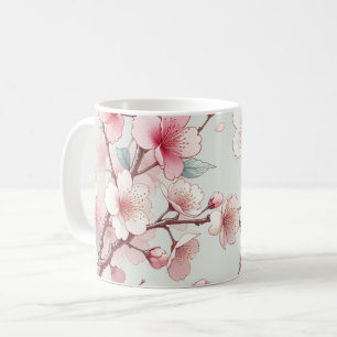 Körsbärsblomning Kaffemugg