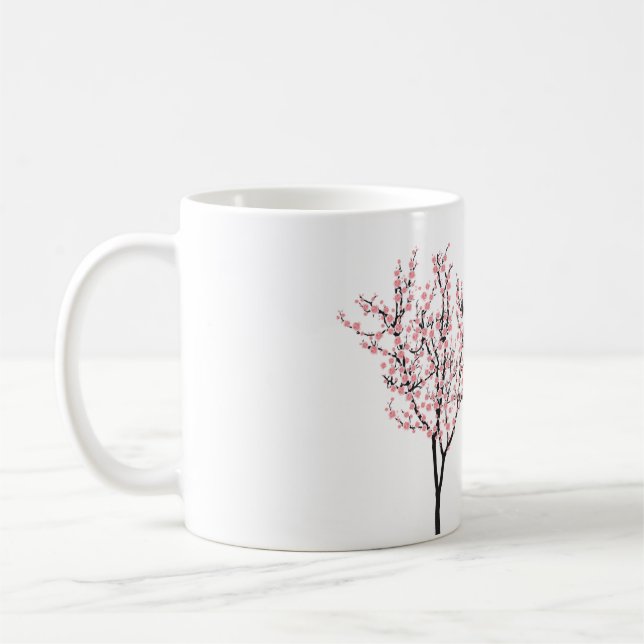 körsbärsblomning kaffemugg (Vänster)