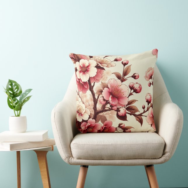 Körsbärsblomning Kudde (Stol)