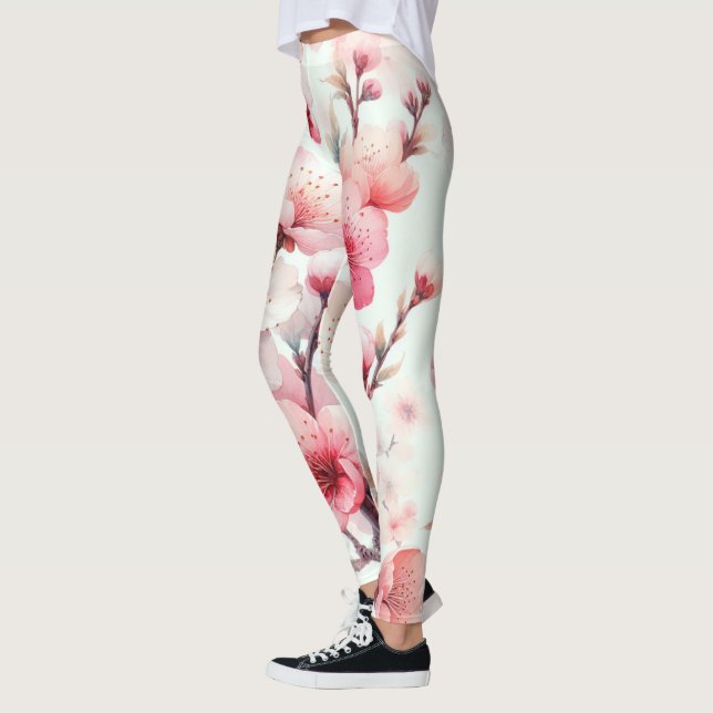 Körsbärsblomning Leggings (Vänster)