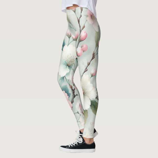 Körsbärsblomning Leggings (Vänster)