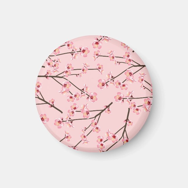 Körsbärsblomning Magnet (Framsidan)