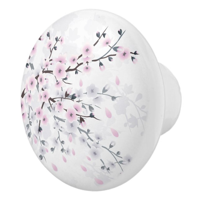 Körsbärsblomning Pastell Dammig Rosa Knopp (Höger)