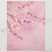 Körsbärsblomning Scrapbook Ephemera