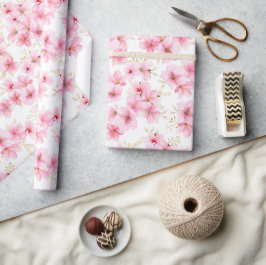 Körsbärsblomspappersomslag Presentpapper