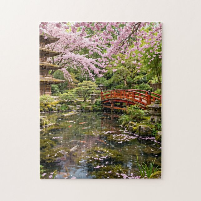 Körsbärsblomspussel Pussel (Vertikal)