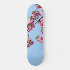 Körsbärsblomsskatboard av Evlear Mini Skateboard Bräda 18,5 Cm