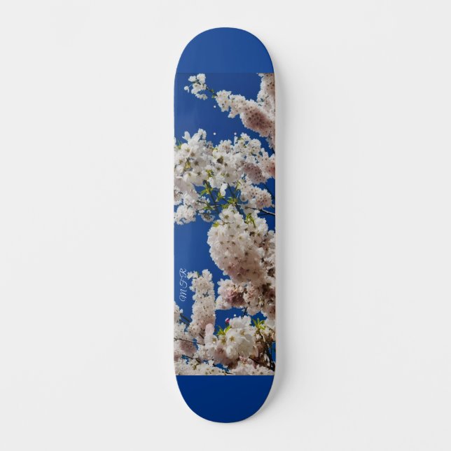 Körsbärsblomsskatboard Mini Skateboard Bräda 18,5 Cm (Framsida)