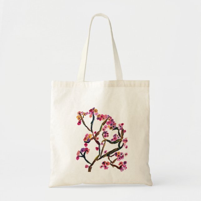 Körsbärsblomstaska Tygkasse (Framsidan)