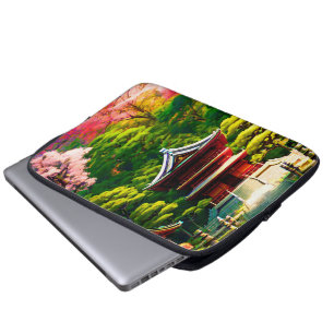 Körsbärsblomstemplet  laptop fodral