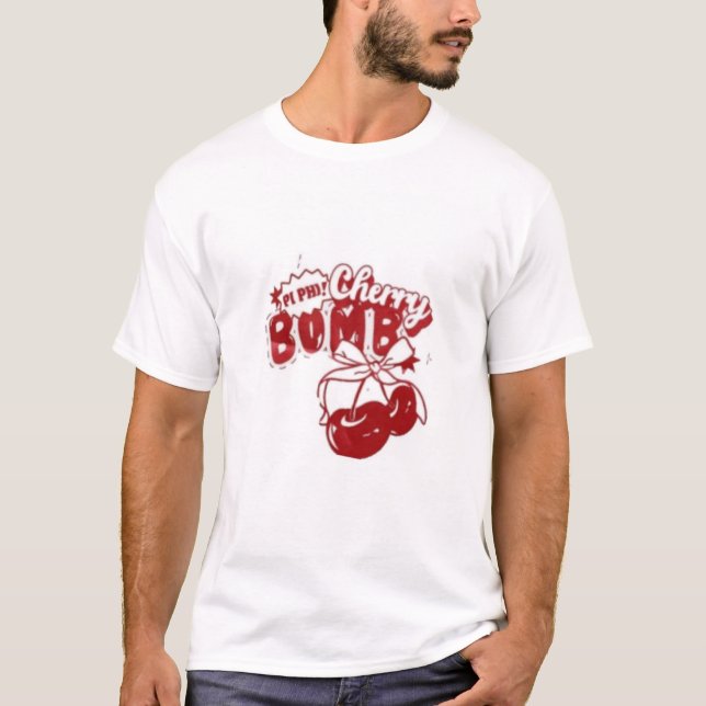 Körsbärsbomb T Shirt (Framsida)