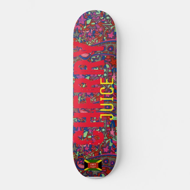 KÖRsbärSJUK SaSkateboard Mini Skateboard Bräda 18,5 Cm (Framsida)