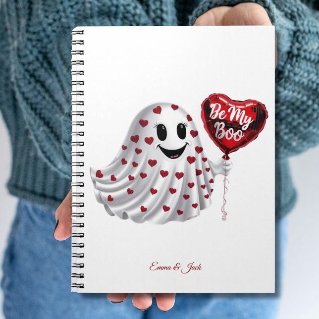 Körsbärskodade Anpassadet Alla hjärtans dag - bärb Anteckningsbok (Cherry Coded Valentine's Day Customizable Notebook)