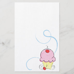 Körsbärskupaka Brevpapper