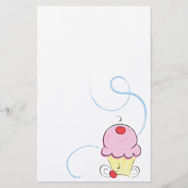 Körsbärskupaka Brevpapper (Framsida)