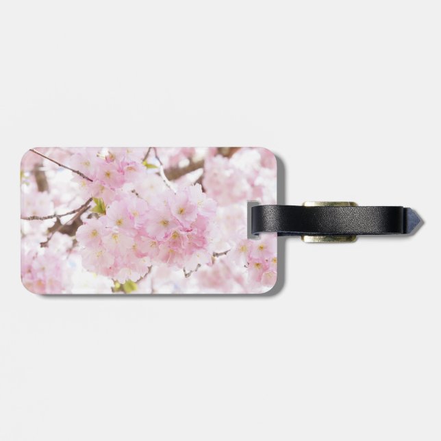 Körsbärsröd blomma för rosa träd bagagebricka (Baksida Vågrät)